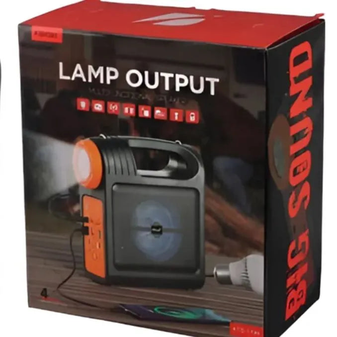 Outdoor portable Solar Lights System Power Bank  Bluetooth speaker