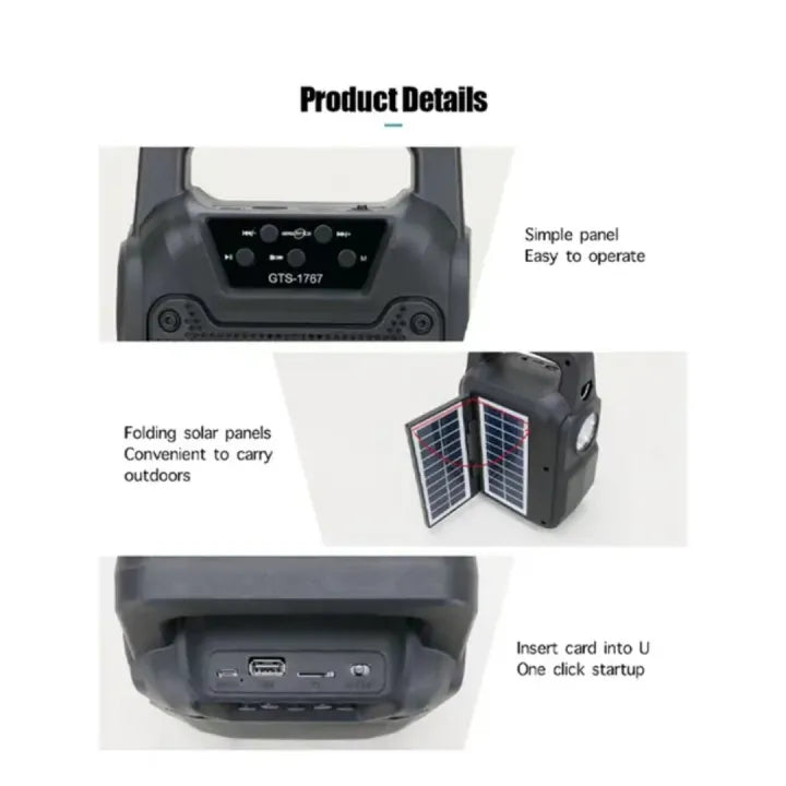 GTS 1767 Wireless Portable Speaker