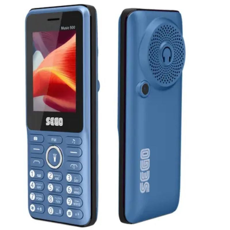 Sego Music 500 Feature Phone – 3000mAh Battery, Wireless FM Radio, Bluetooth & Dual SIM