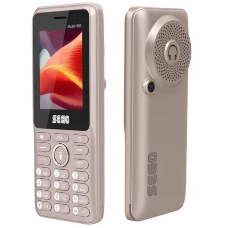 Sego Music 500 Feature Phone – 3000mAh Battery, Wireless FM Radio, Bluetooth & Dual SIM