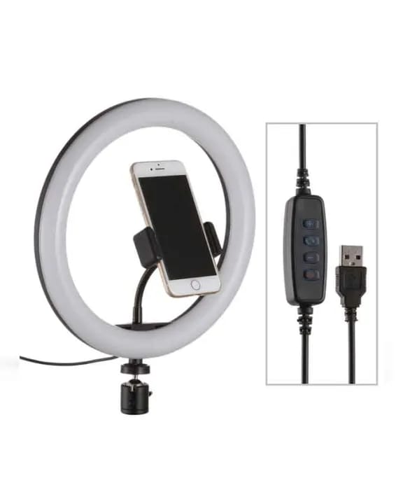 26cm Ring Light With Mobile Holder