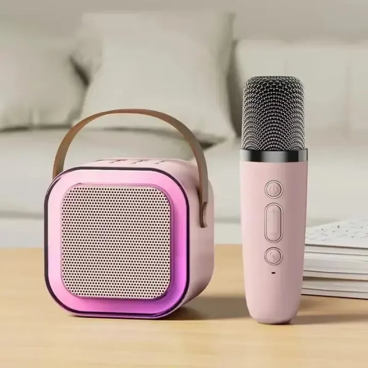 K12 Wireless Mic With Speaker Dancing Light