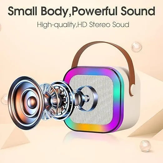K12 Wireless Mic With Speaker Dancing Light
