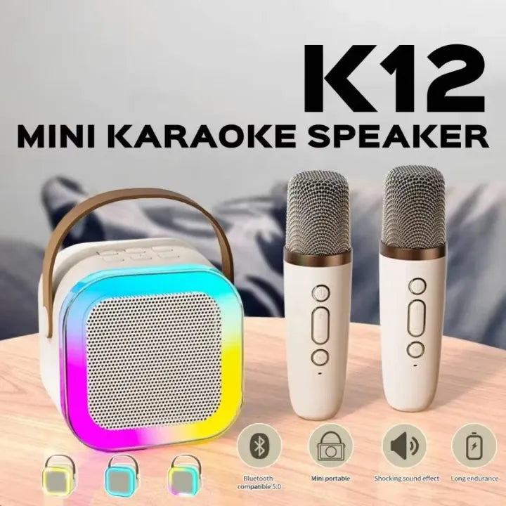 K12 Wireless Mic With Speaker Dancing Light